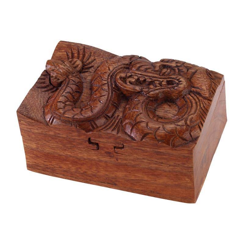 Wooden Dragon Puzzle Box - Benjamin International