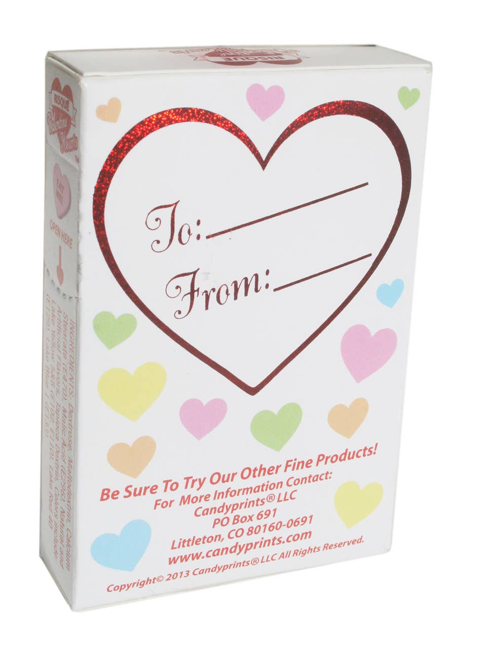 Risqué Valentine's Conversation Candy Hearts