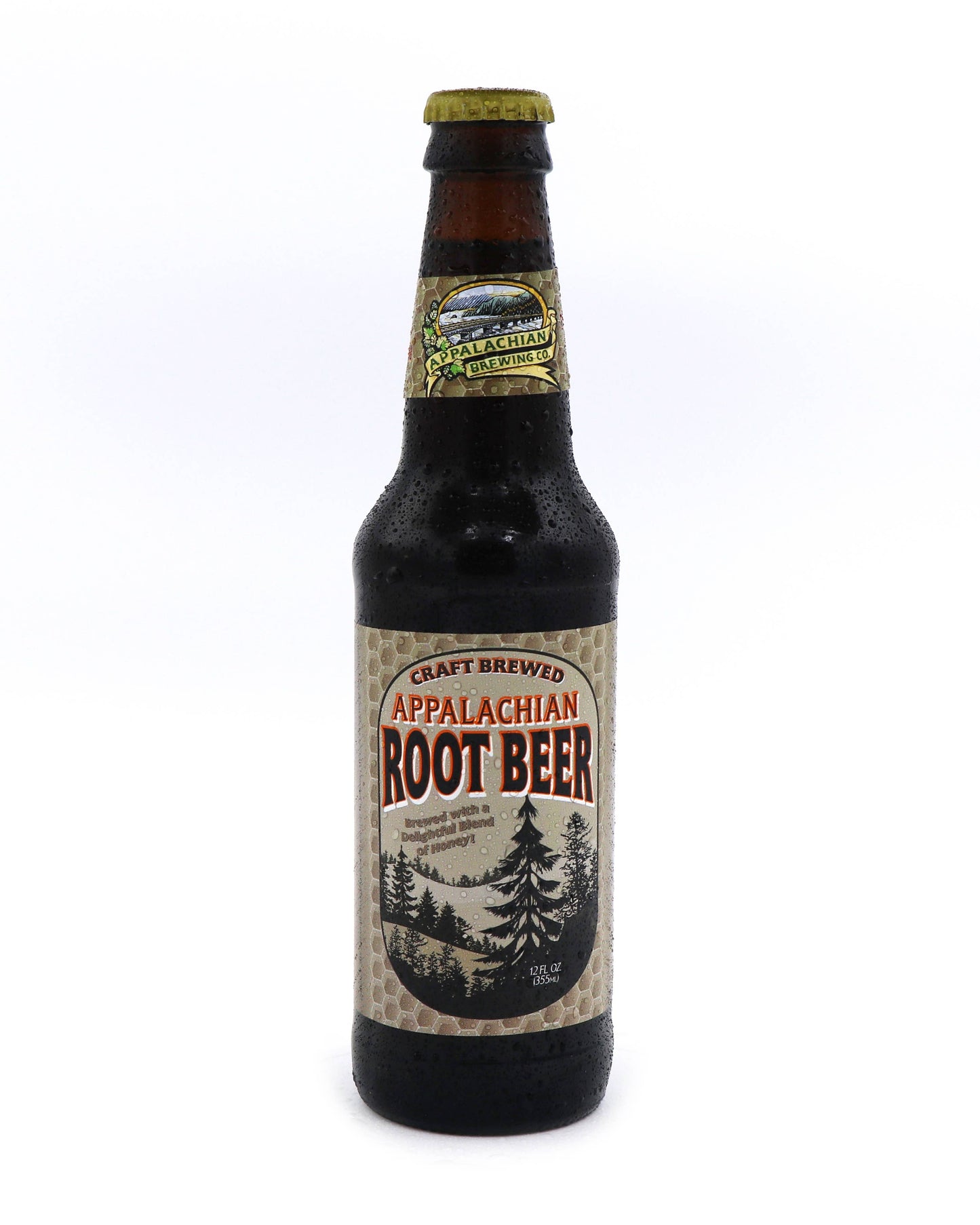 Appalachian Root Beer Soda, 12oz Glass Bottle