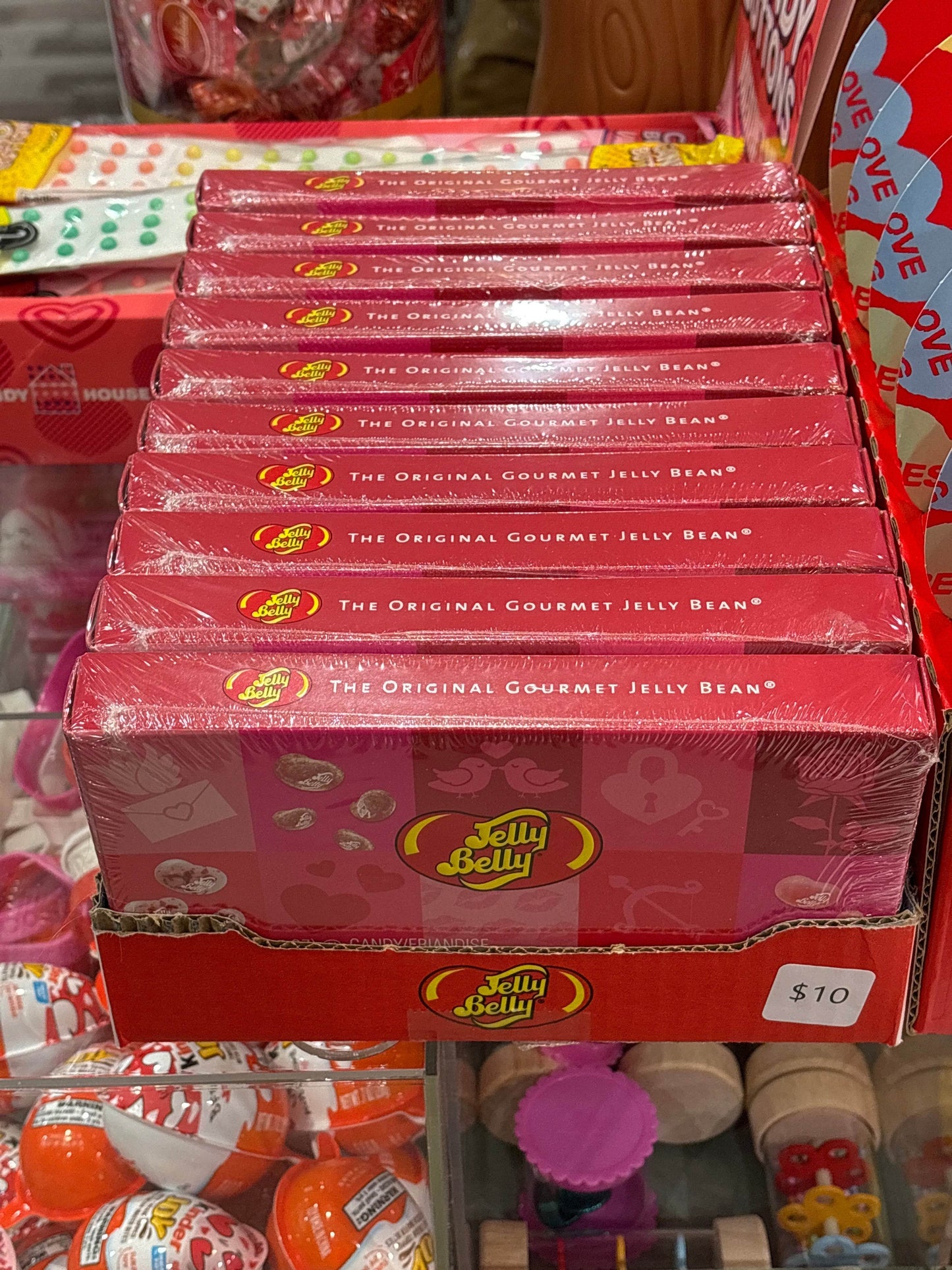 Jelly Belly 10 Flavor Valentine's Gift Box - Nassau Candy