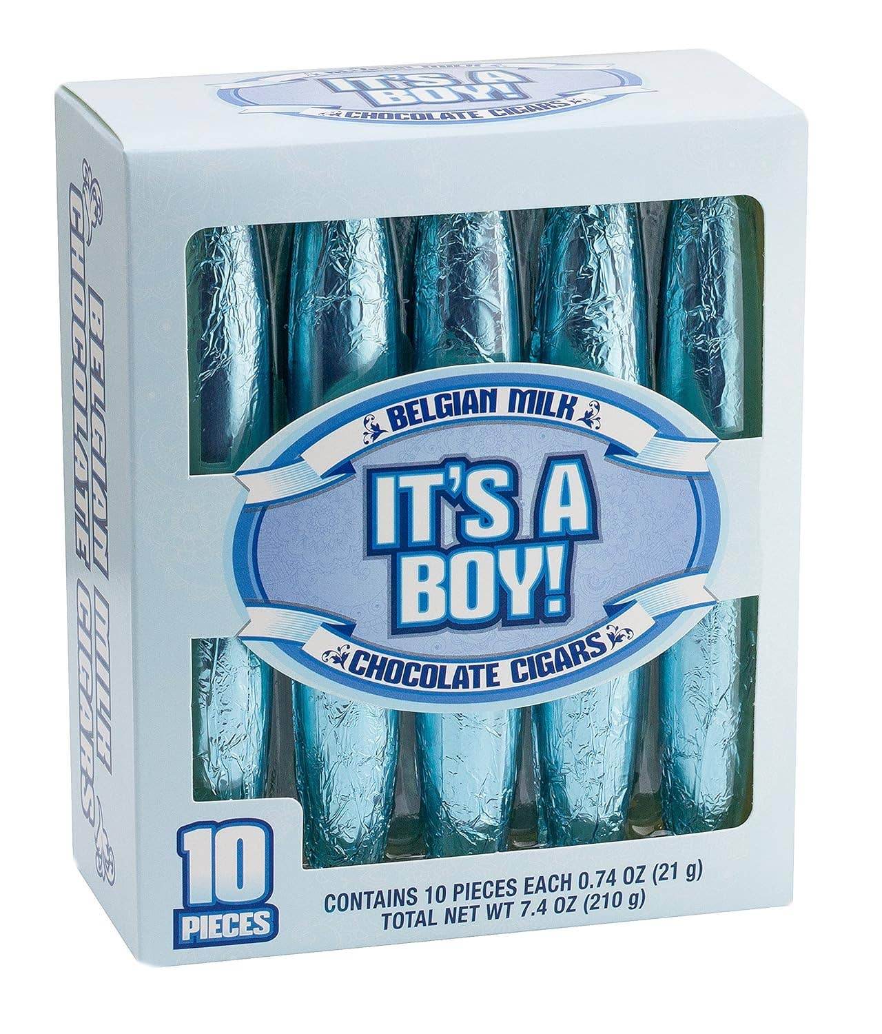 Alberts Belgian Milk It's A Boy 10 Count Box - Long Island Candy Factory