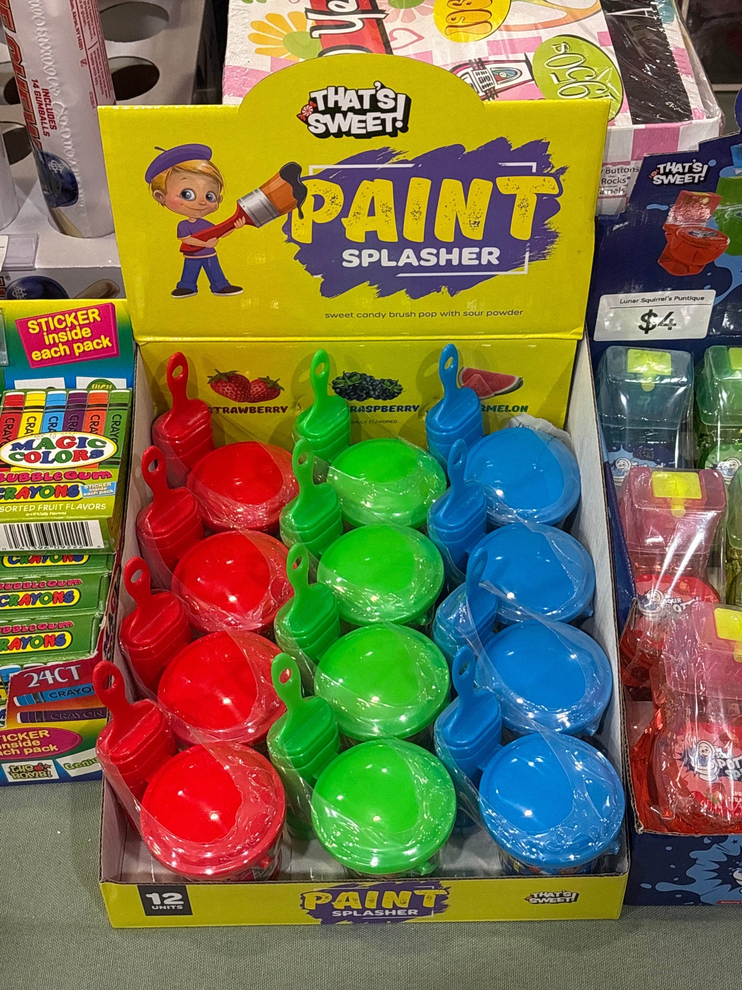 DOVELI PAINT SPLASHER CANDY ASSORTED 1.1 OZ - Nassau Candy