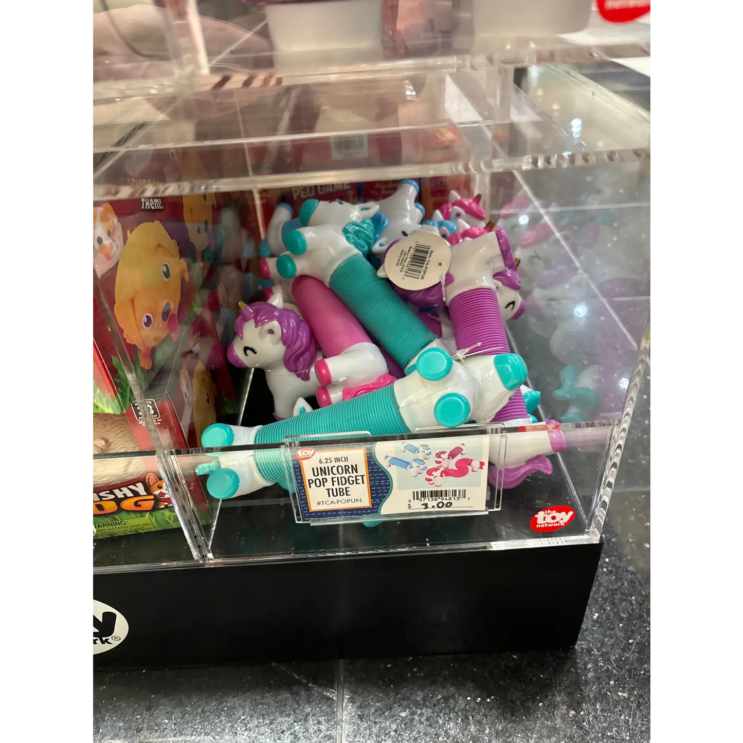6.25" UNICORN FIDGET POP TUBE - Lunar Squirrel’s Puntique