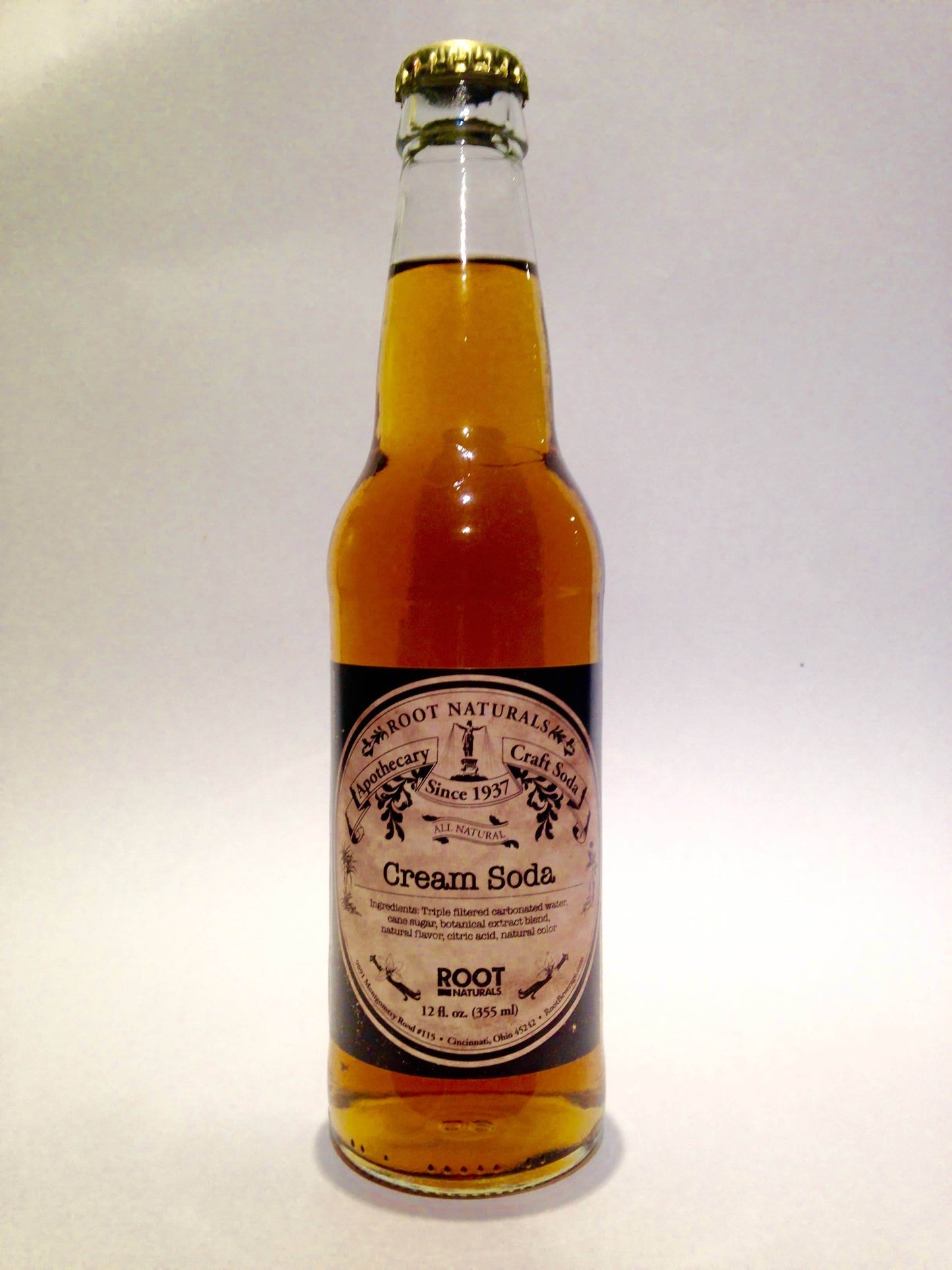 All Natural Apothecary Cream Soda, Glass Bottles - Grandpa Joe's Candy Shop