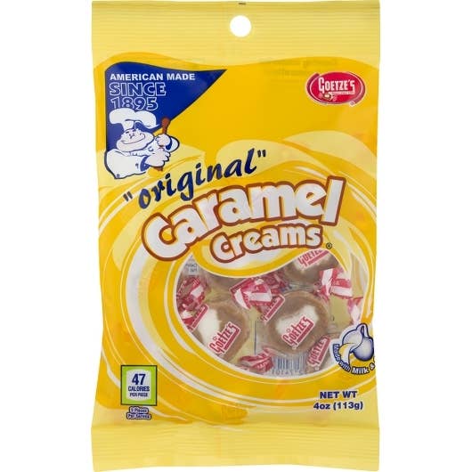Caramel Creams, 4oz Peg Bag
