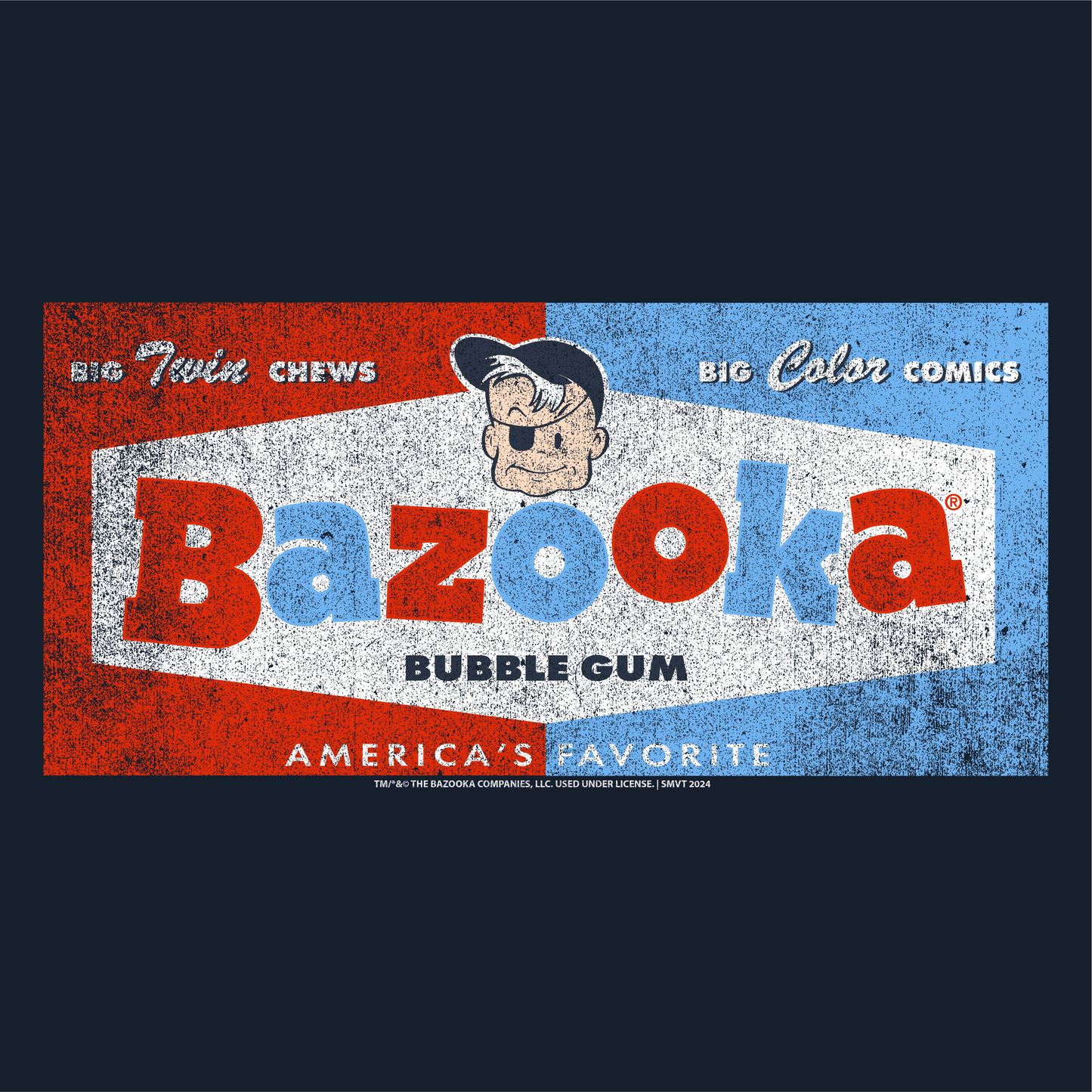 Bazooka Tee Vintage Tee, T-Shirt - Grandpa Joe's Candy Shop