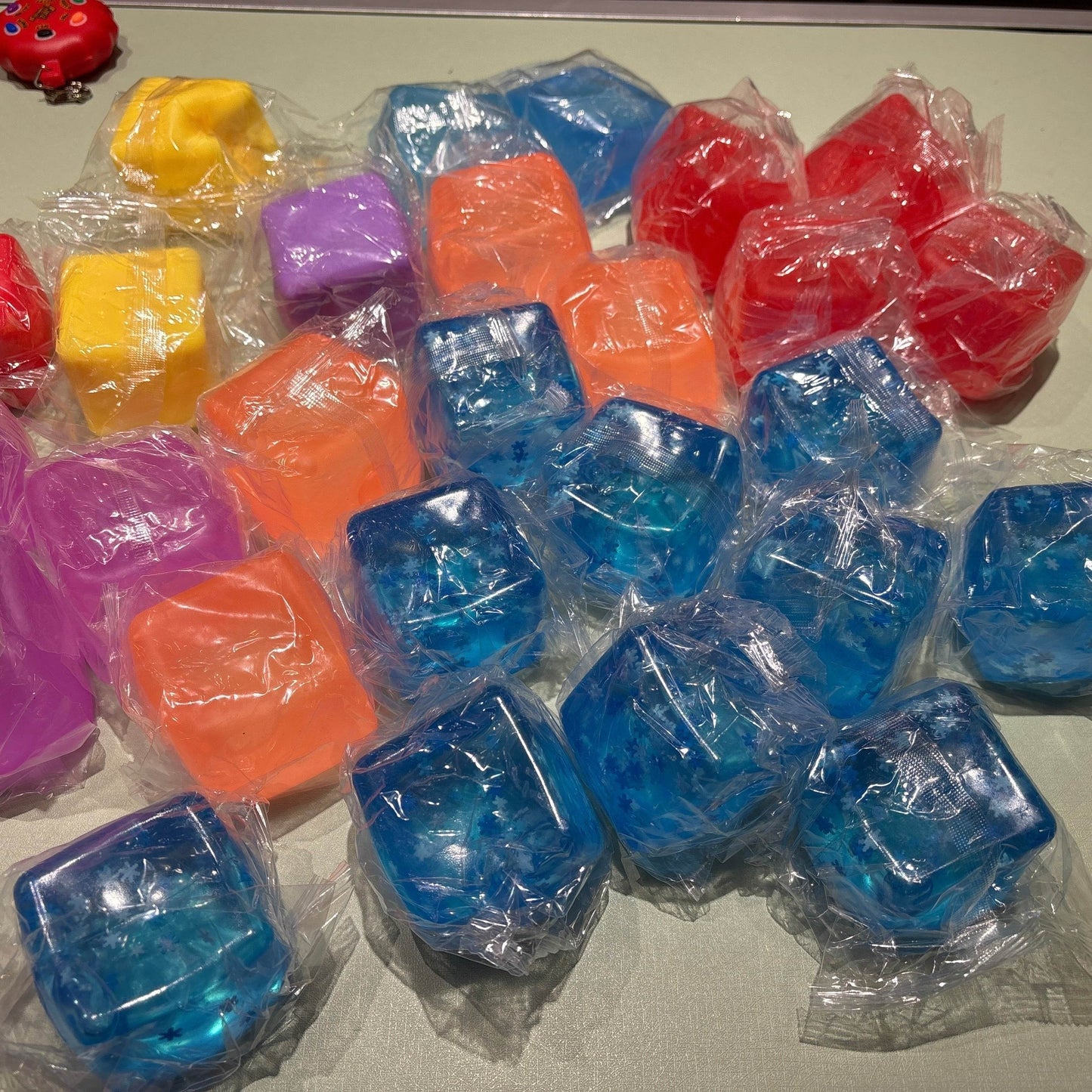 Squeeze Sensory Ice Cubes Stress Balls - Lunar Squirrel's Puntique