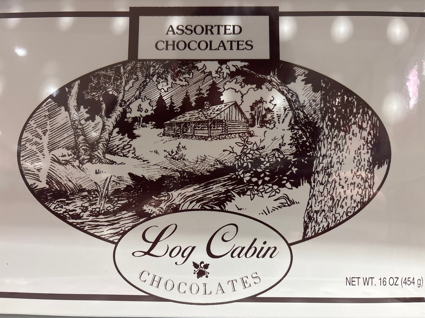 Log Cabin Chocolates 16 oz