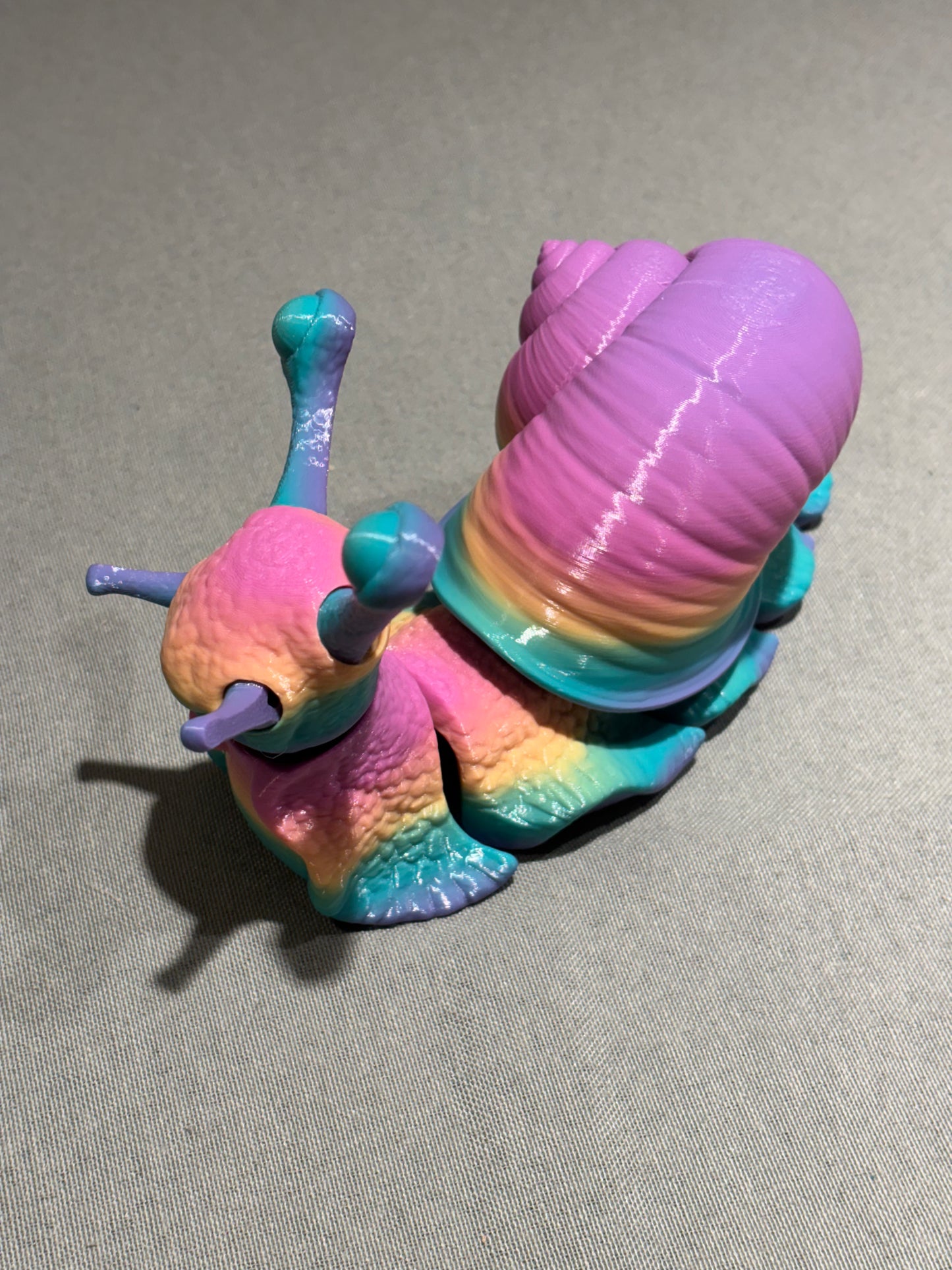 9” 3D printed articulated Snails