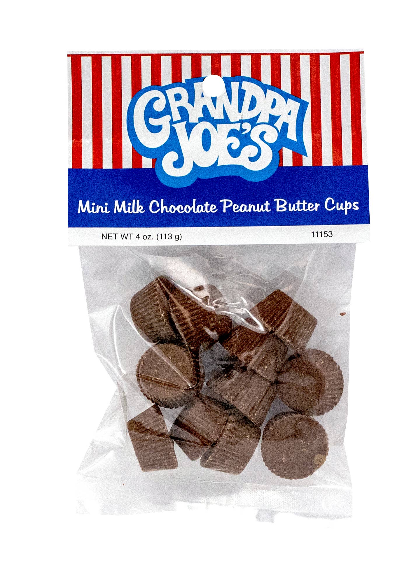 Grandpa Joe's Peg Bag, Mini Milk Choc PB Cups, 4oz