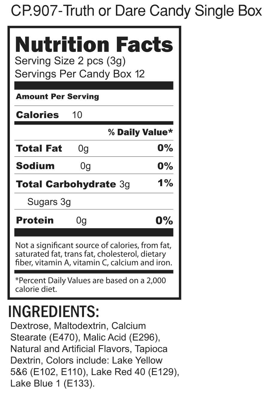 Truth or Dare Candy Game