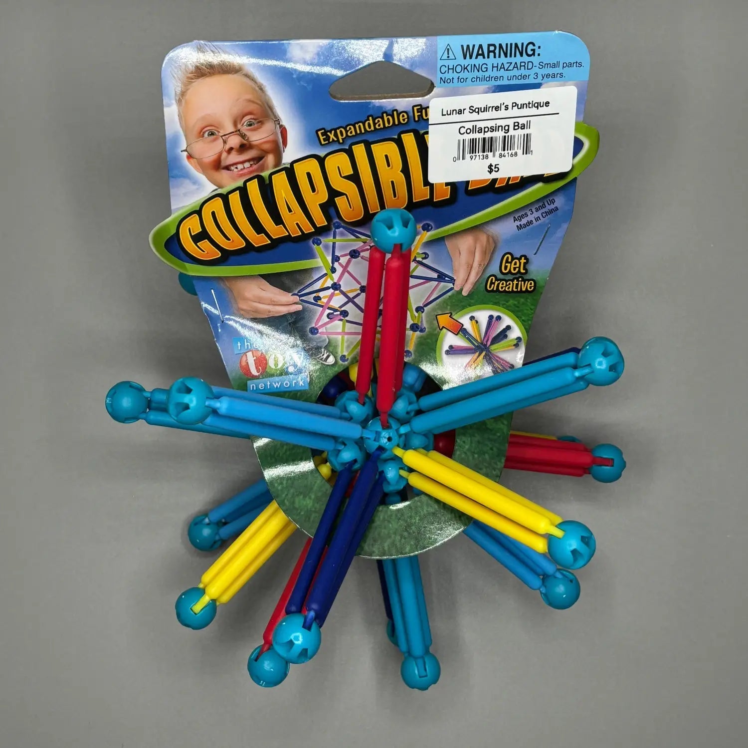 12in Collapsible Ball Toy - Lunar Squirrel’s Puntique
