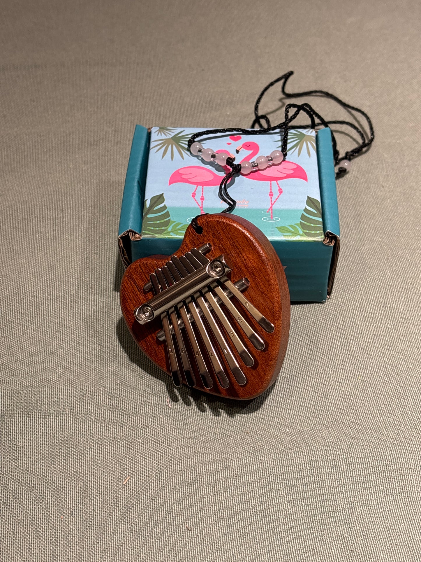 Wood Mini Thumb Piano Musical Toys 8 Tones Portable Beginner Finger Piano Kalimba