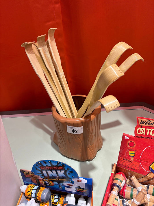 16" Wooden Backscratcher - Lunar Squirrel’s Puntique