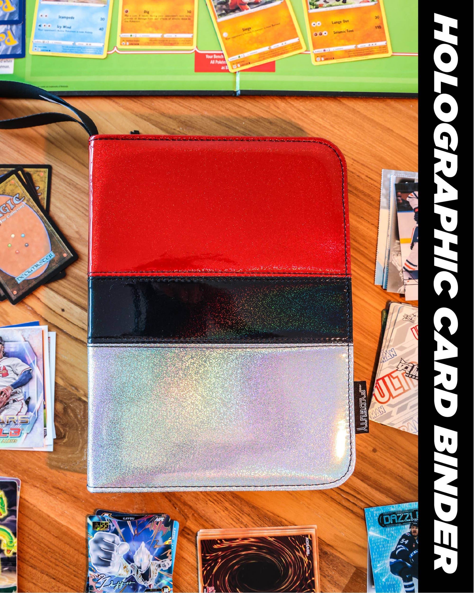44040: Trading Card Binder | Max (400pcs) | Belt Ball Laser - Fydelity