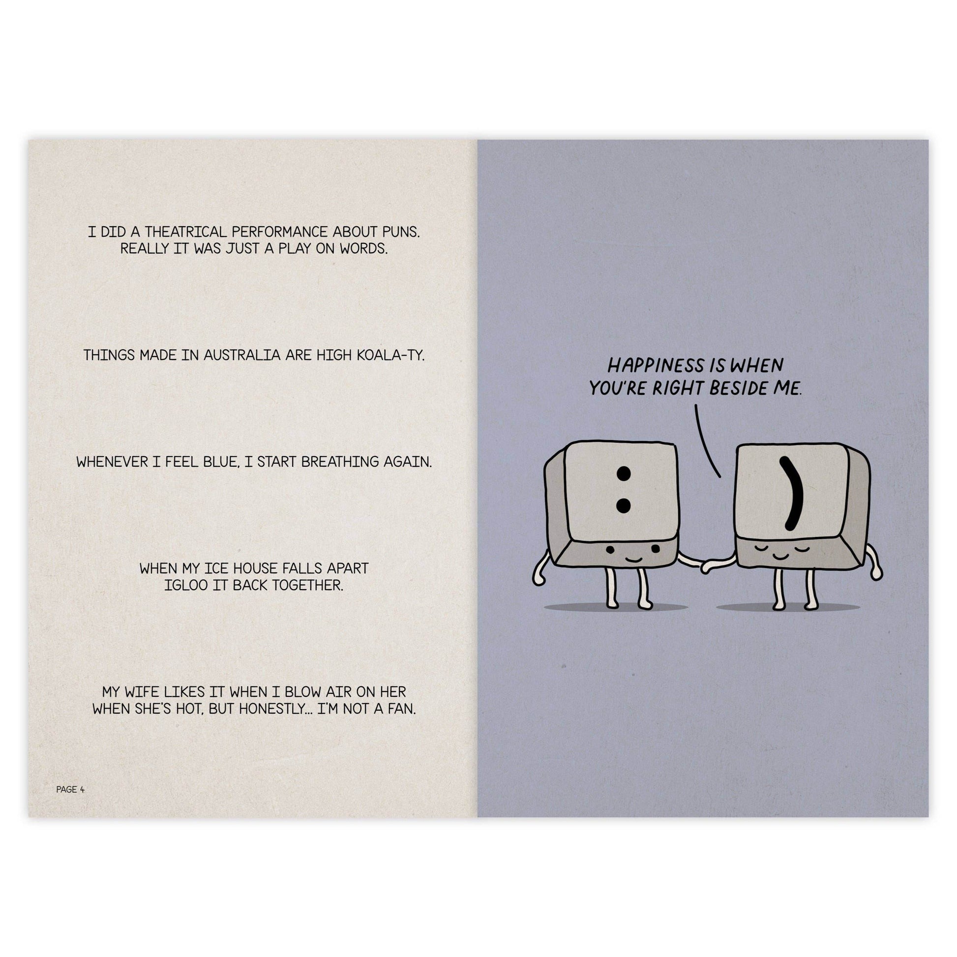The Book of Puns Softcover 6x9 Book - Willow Creek Press & Gifts