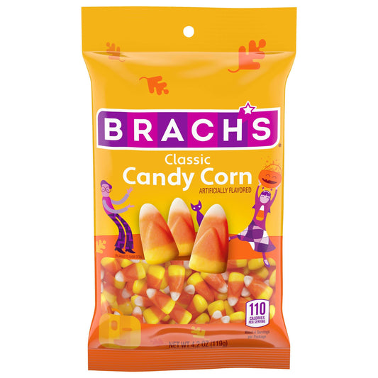Brach's Classic Candy Corn Peg Bag, 4.2oz - Grandpa Joe's Candy Shop