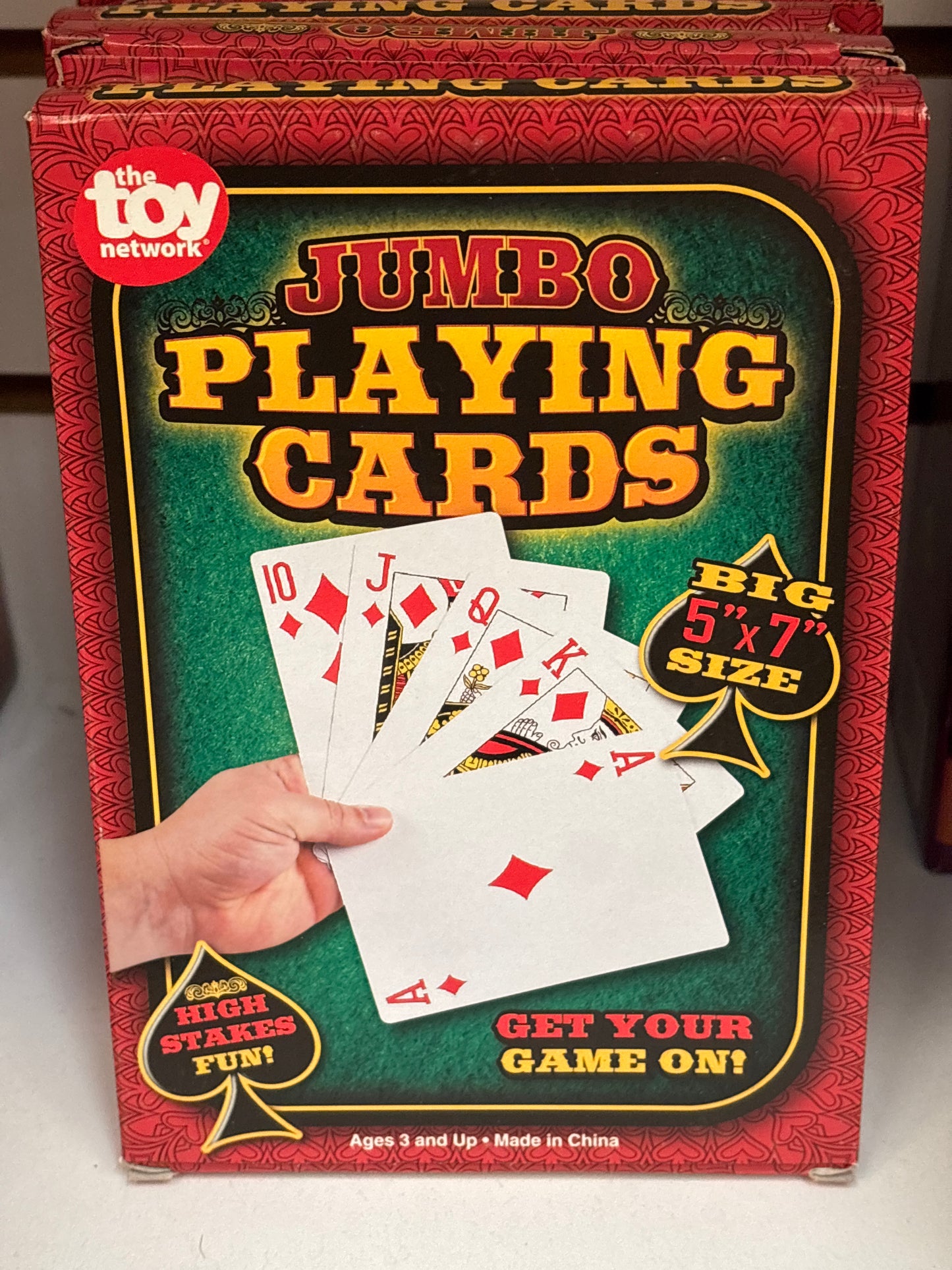 JUMBO PLAYING CARDS 5" x 7"