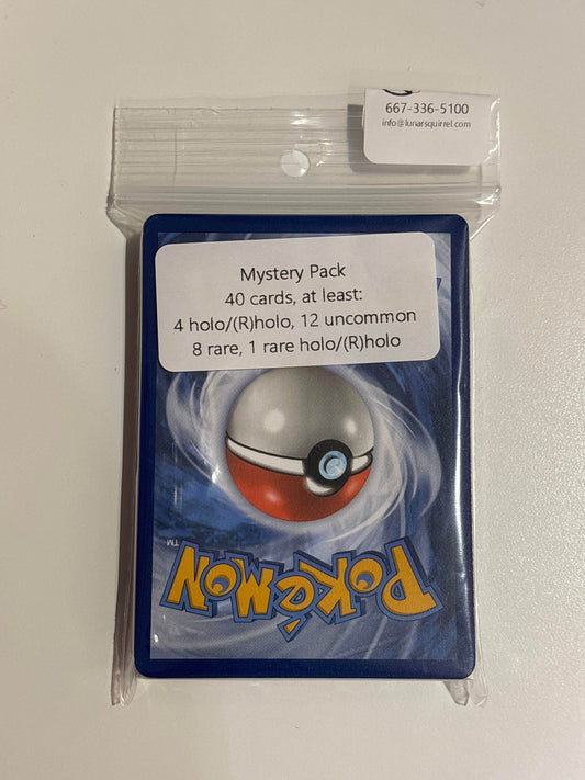 40 card mystery Pokémon pack - Lunar Squirrel’s Puntique