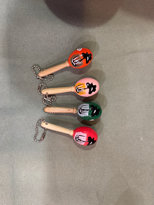 3" Mini Maraca Keychains