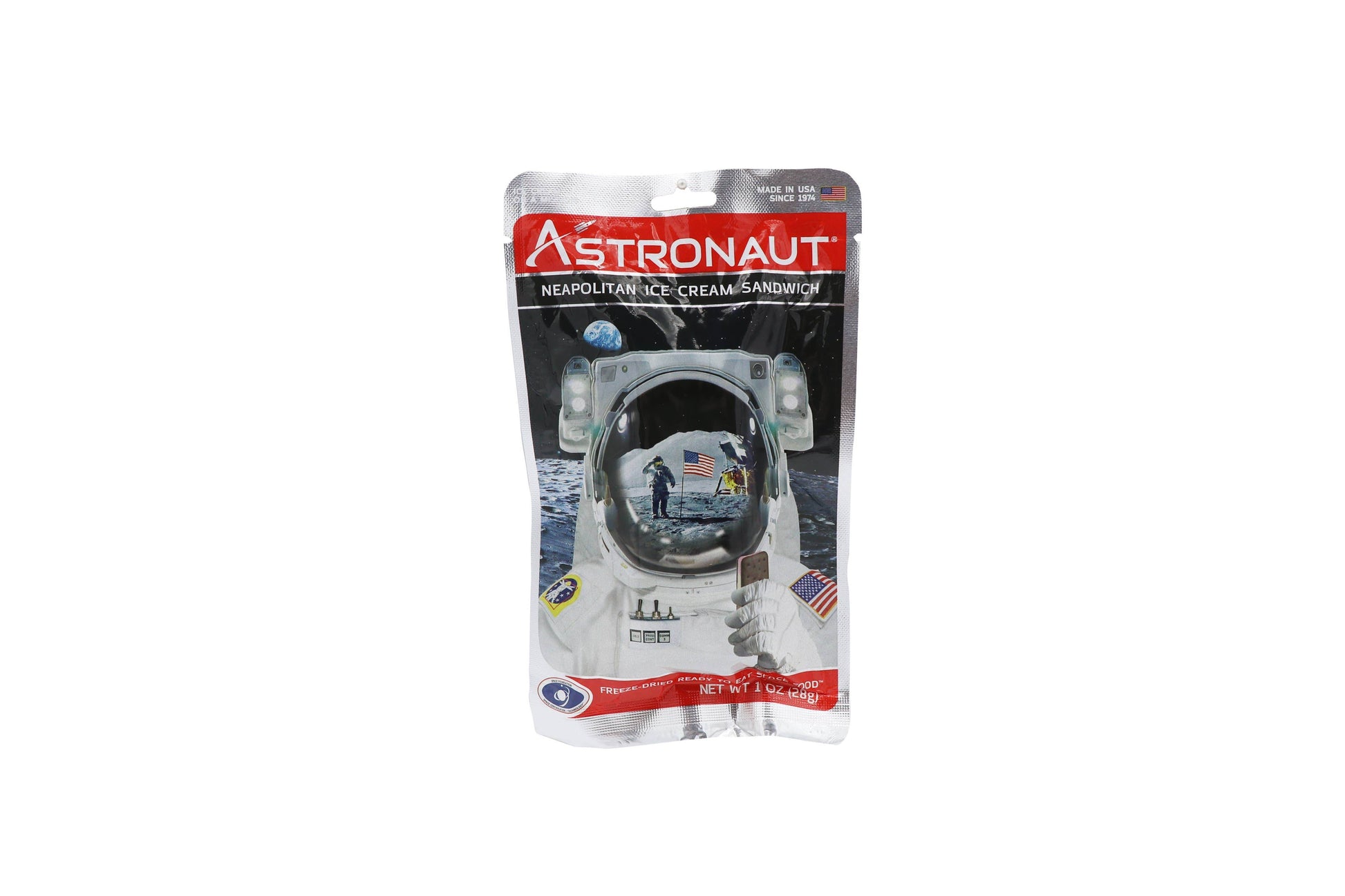 Astronaut Neapolitan Ice Cream Sandwich, Freeze Dried - Grandpa Joe's Candy Shop