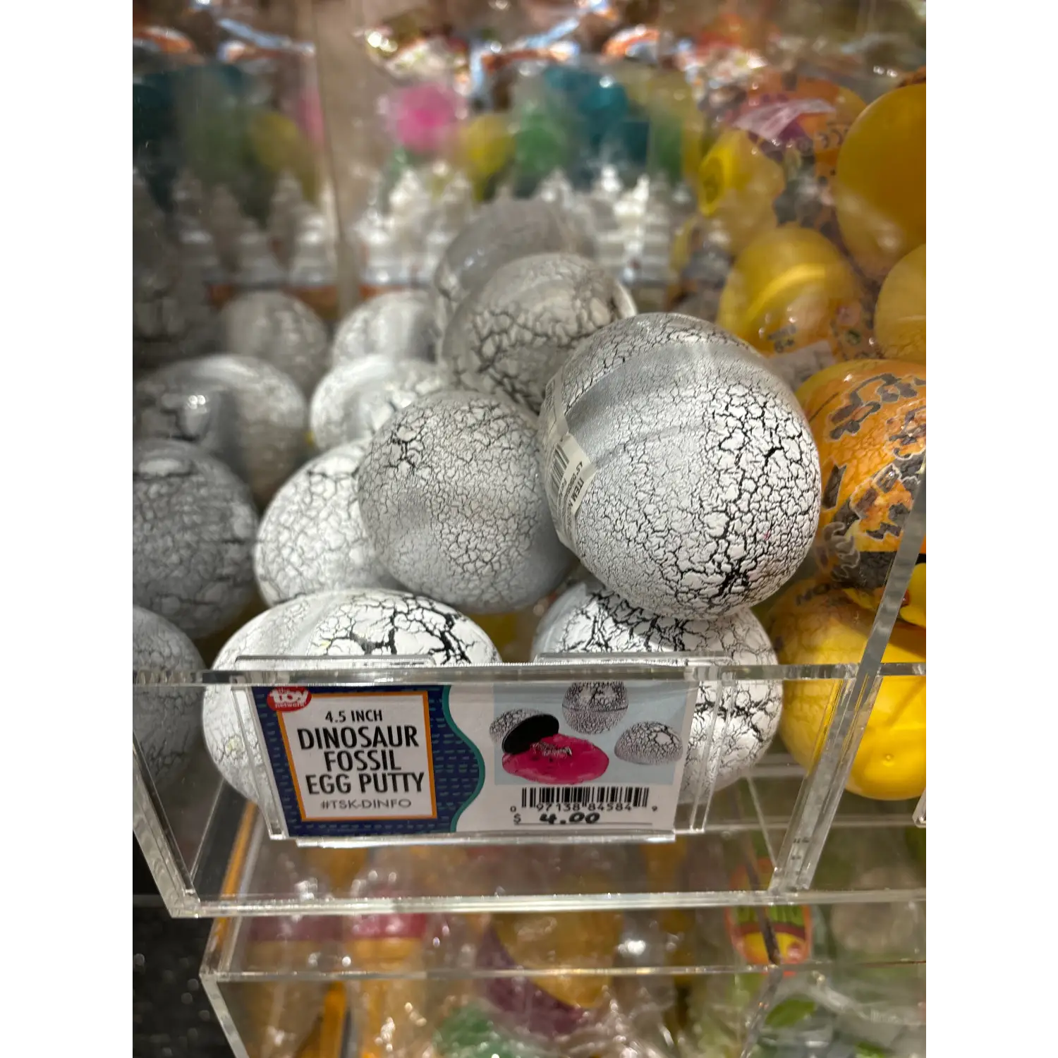 4.5" DINOSAUR FOSSIL EGG PUTTY - Lunar Squirrel’s Puntique