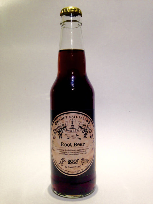 All Natural Apothecary Root Beer, Glass Bottles