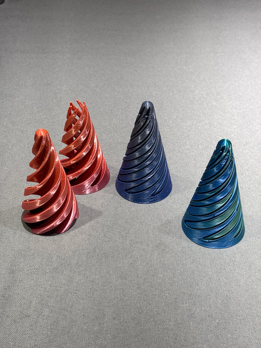 3” Telescoping 3D Printed Fidget Spiral