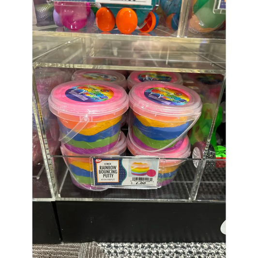 4" X 3" RAINBOW PUTTY - Lunar Squirrel’s Puntique