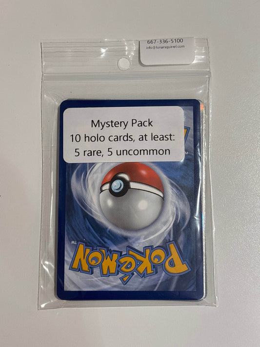 10 card holo mystery Pokémon pack - Lunar Squirrel’s Puntique