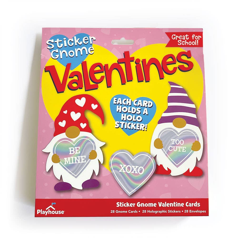 Paper House Productions - Gnome Holographic Classroom Pack Valentines