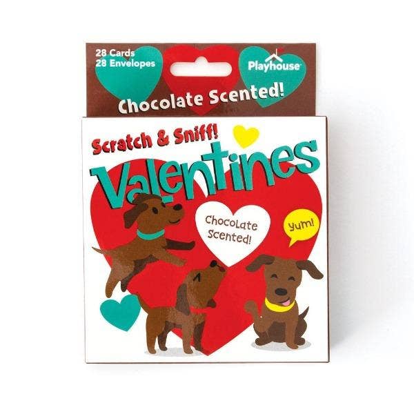 Paper House Productions - Chocolate Lab Scratch & Sniff Valentines