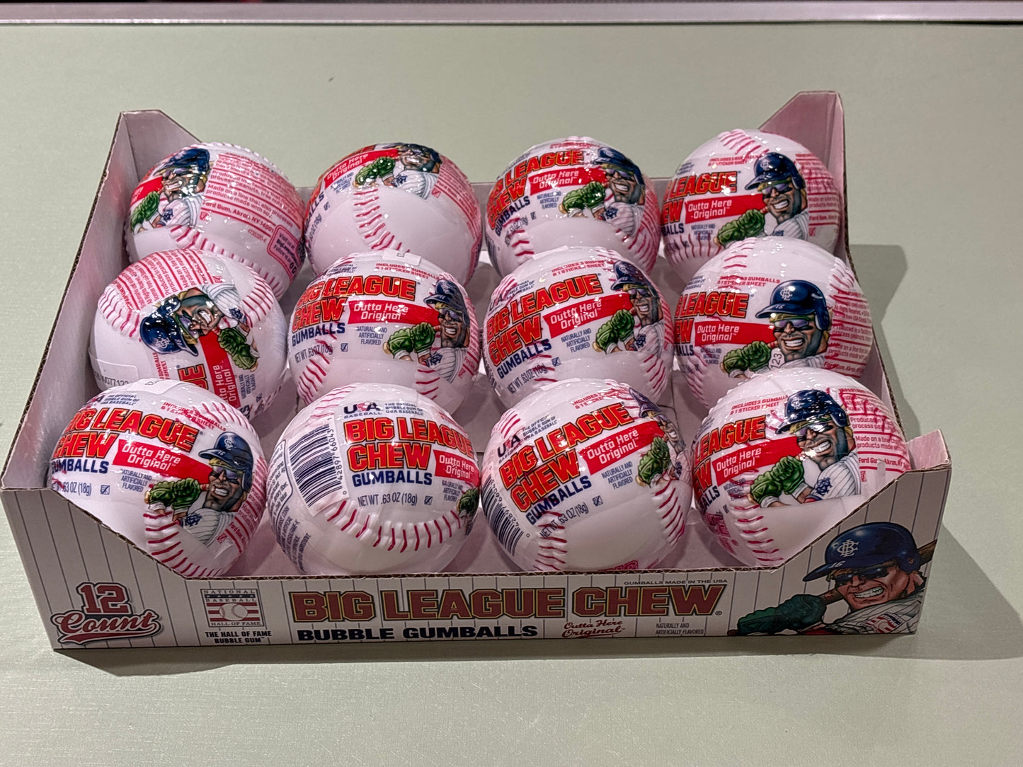 Big League Chew Baseball Gumballs