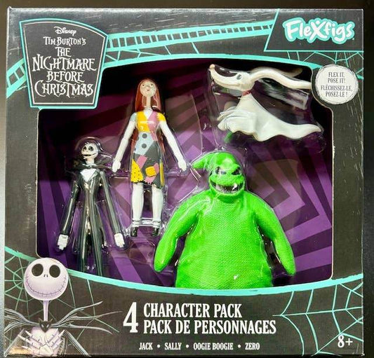 FLEXFIGS BENDABLES- NIGHTMARE BEFORE CHRISTMAS 4 PACK - NJ Croce Co., Inc.