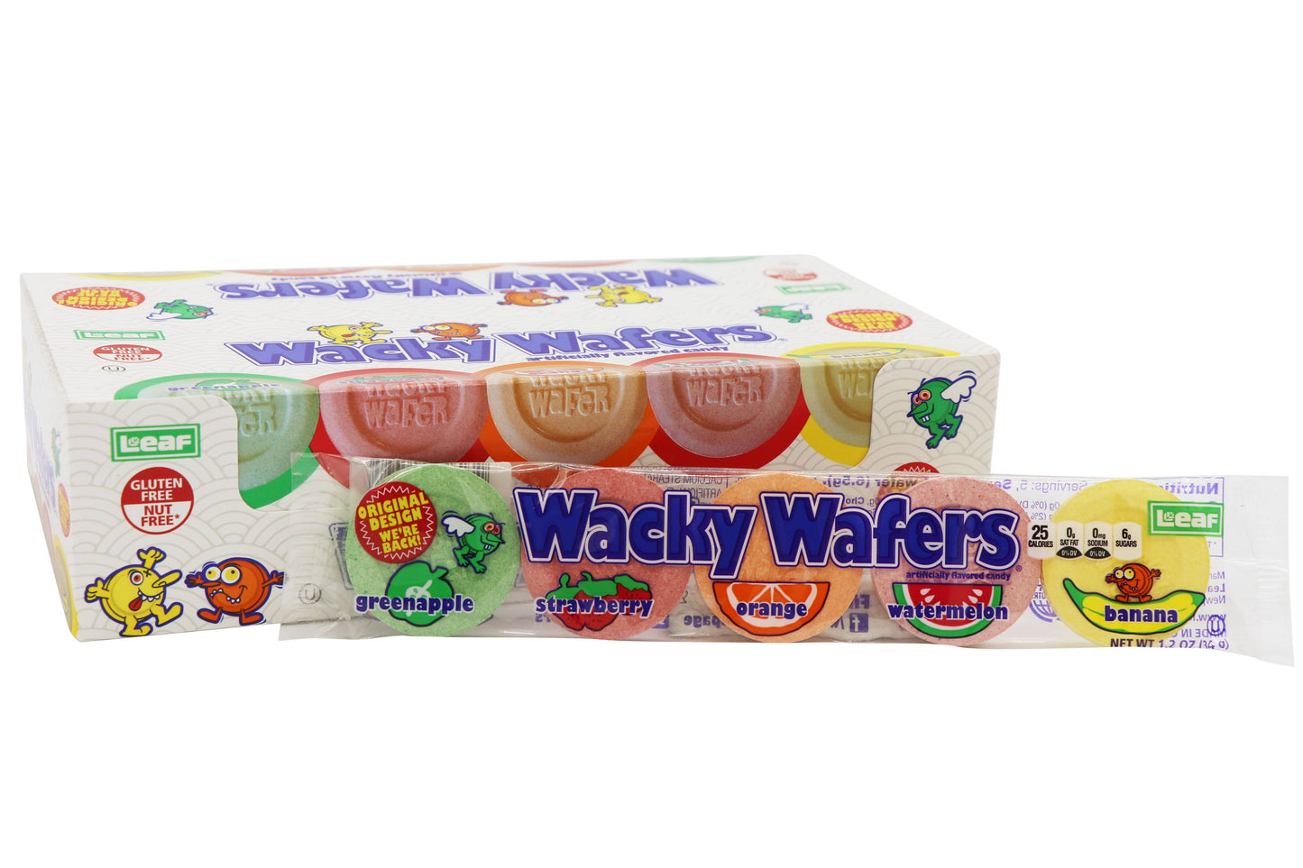 Wacky Wafers, 1.2oz Packages