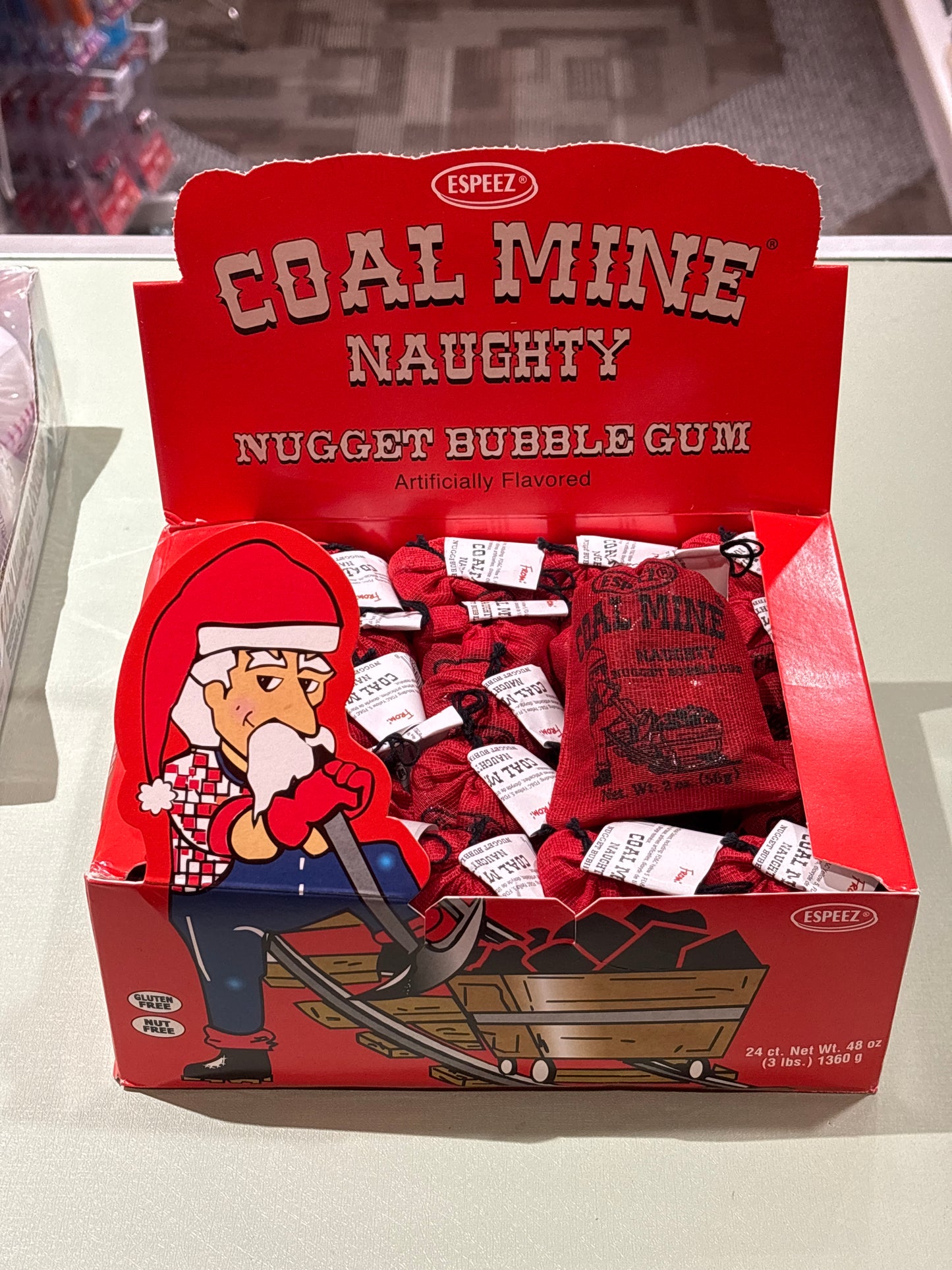 Coal Mine Naughty Nugget Bubble Gum