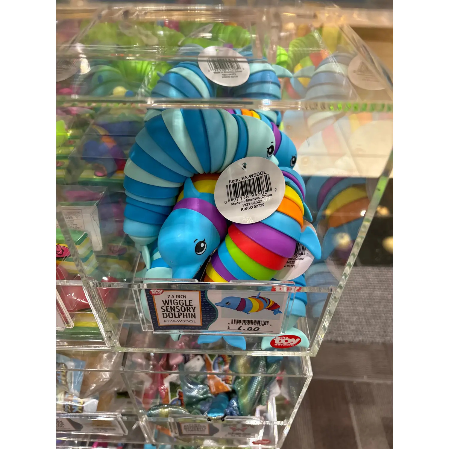 7.5" WIGGLE SENSORY DOLPHIN - Lunar Squirrel’s Puntique