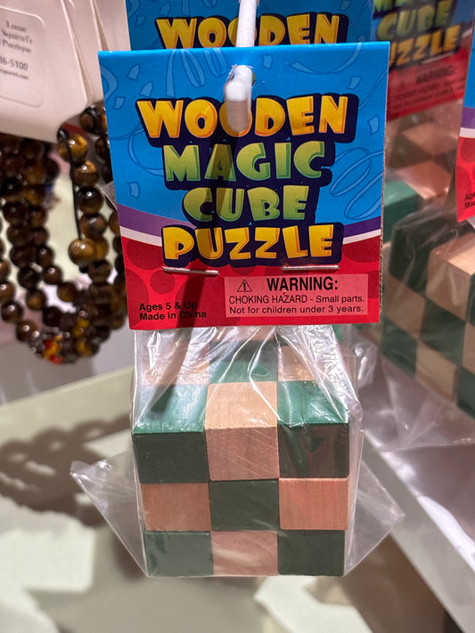 2" Wooden Magic Cube Puzzle