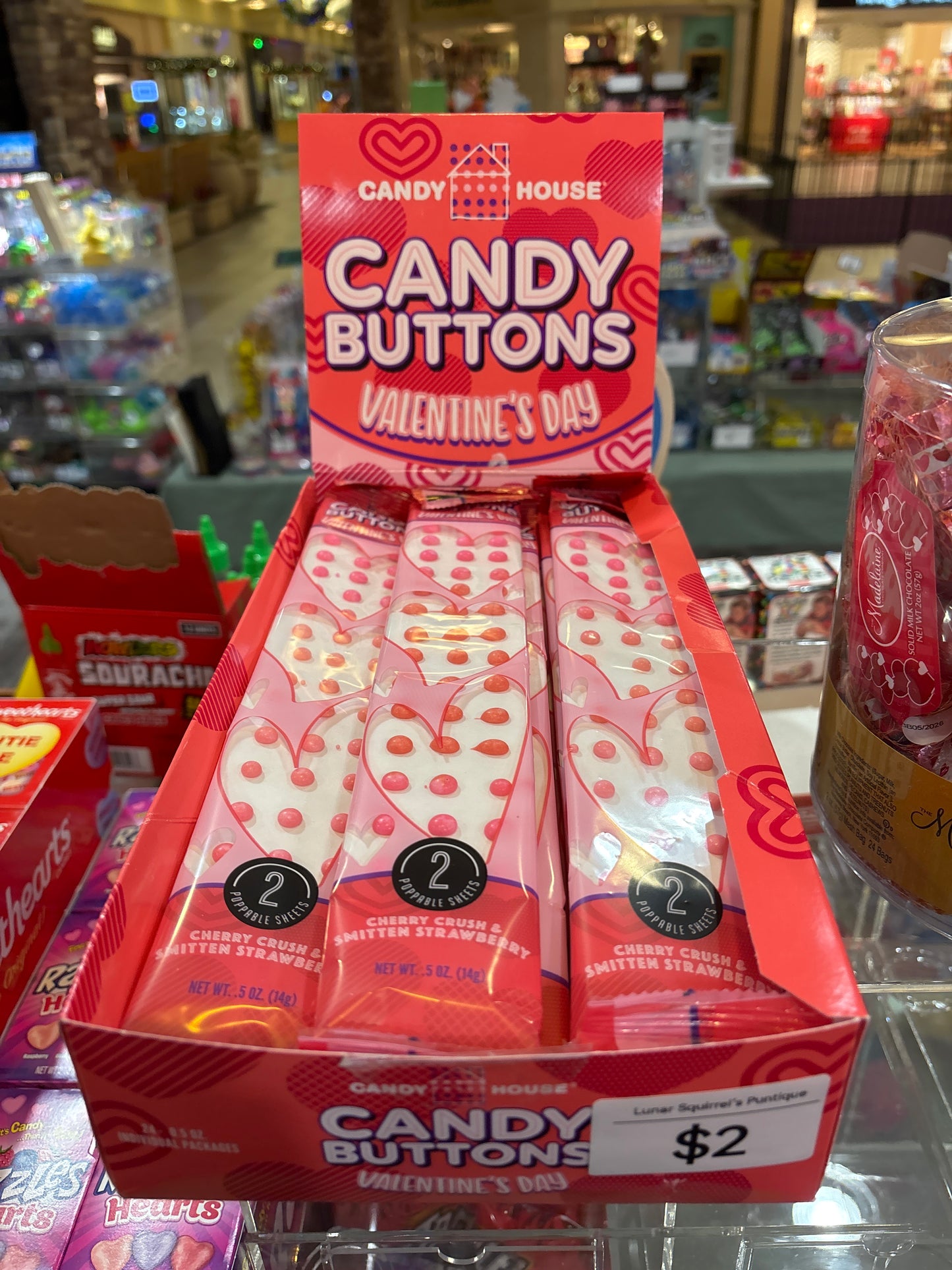 CANDY HOUSE CANDY BUTTONS 0.5 OZ