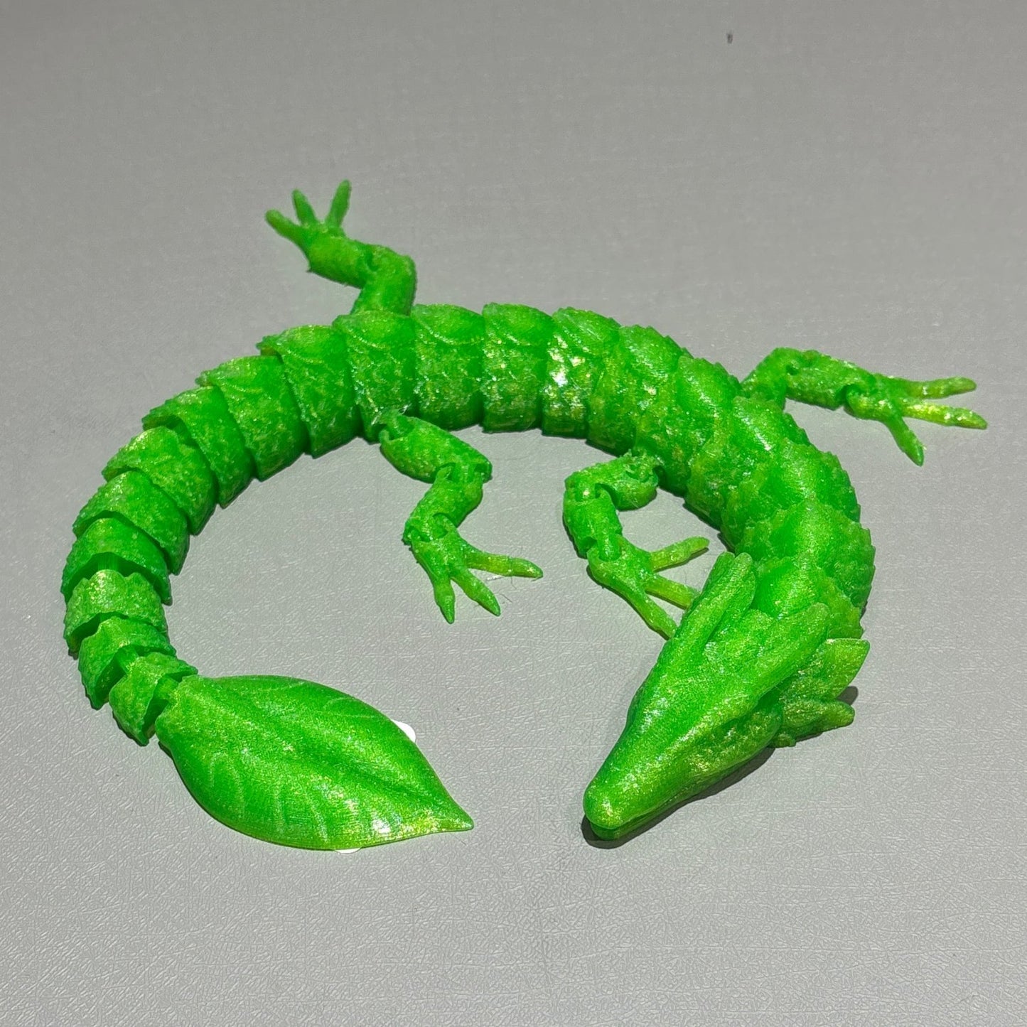 3d Printed Articulating Leaf Dragon