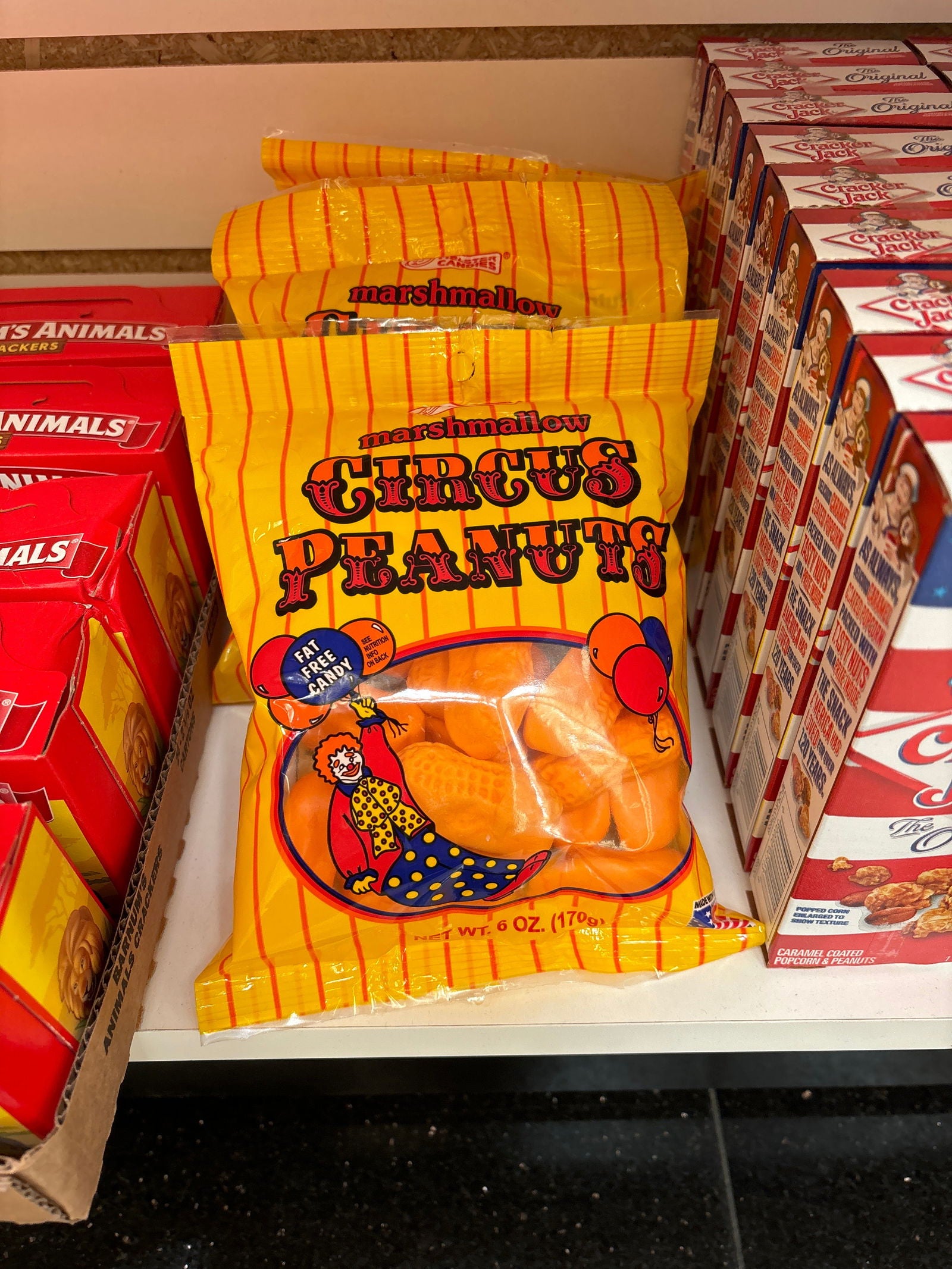CIRCUS PEANUTS PEG BAG - Lunar Squirrel’s Puntique