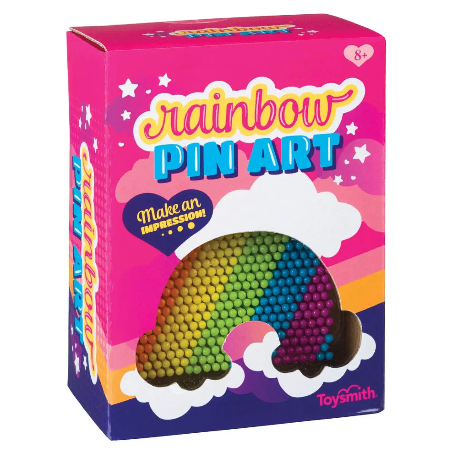 Colorful Rainbow Pin Art, Girls Boys, Room Decor Desk Toy - Lunar Squirrel’s Puntique
