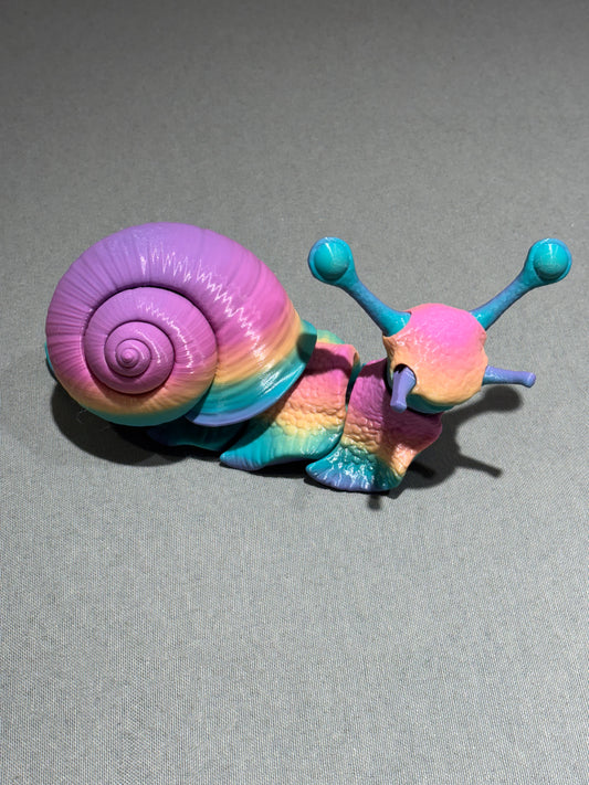 9” 3D printed articulated Snails
