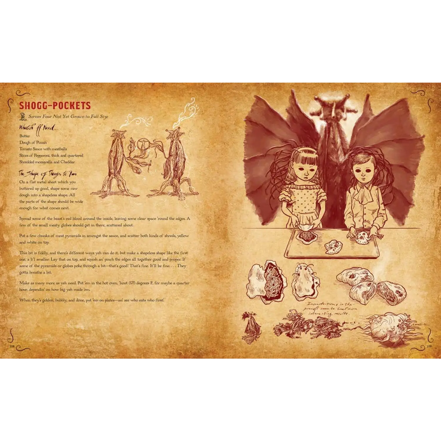 Microcosm Publishing & Distribution - Necronomnomnom: Recipes & Rites from Lore of H. P. Lovecraft - Lunar Squirrel’s Puntique