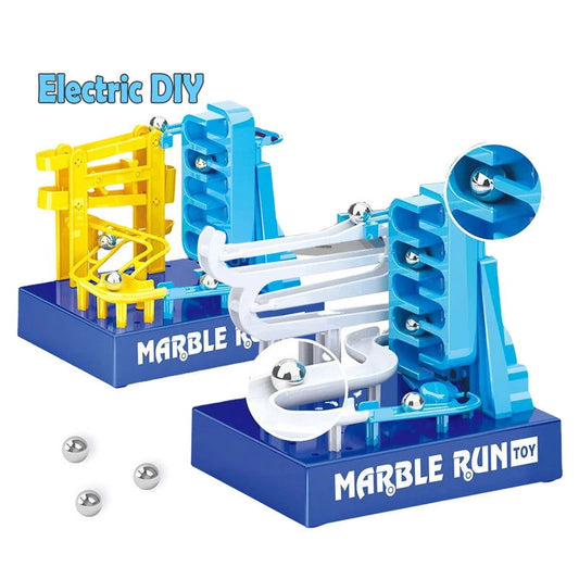 New Building Blocks Electronic Construction Runway Marble Race Track Maze Toy with Music DIY - Lunar Squirrel’s Puntique