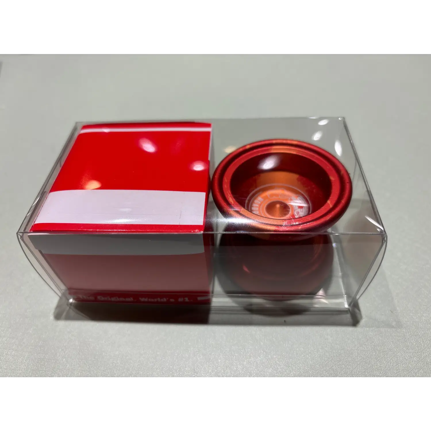 Roadrunner Yo-Yo - Red w/ Gold Splash - Lunar Squirrel’s Puntique