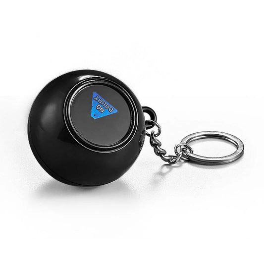 Portable Fortune Telling Decision Maker Key Ring Magical Answer Ball Key Holder Game Souvenir Gift Prophecy Ball Stress Relief