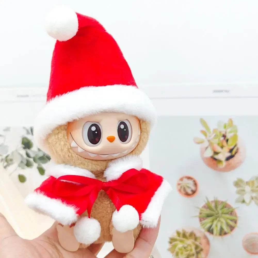 Mini Doll'S Clothes Outfit Accessories For Korea Kpop Exo Labubu Idol V1 V2 Christmas Cookie Man Sweater Hat New Year Clothes - Lunar Squirrel’s Puntique