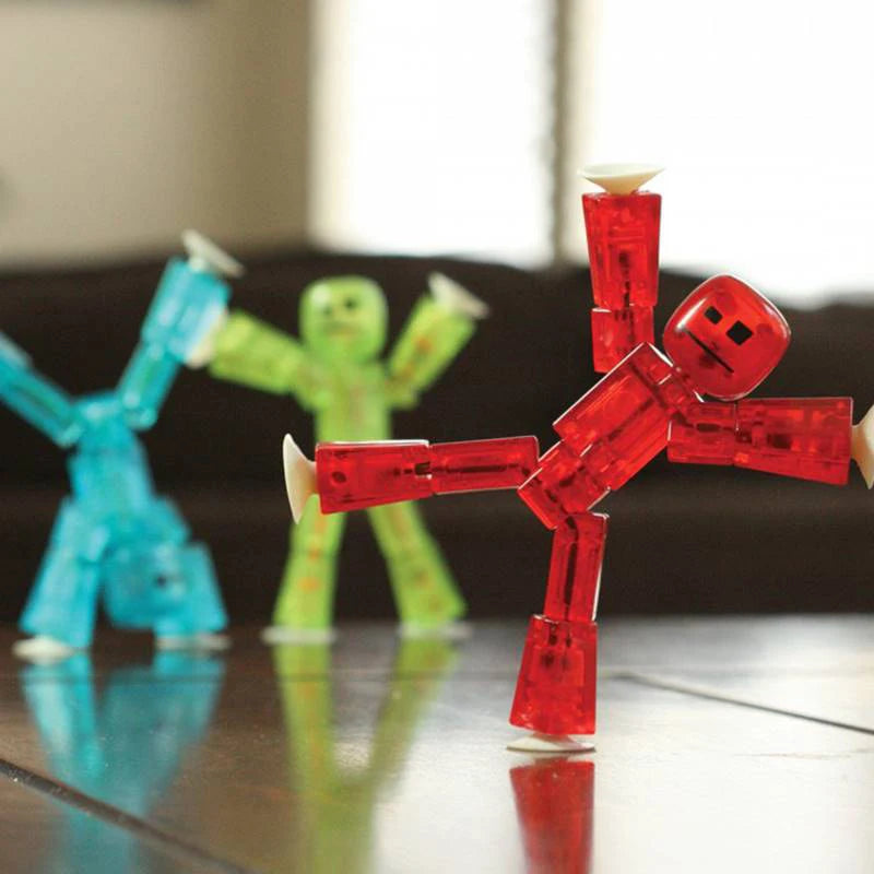 4 Suction Cup Stickbot Toys