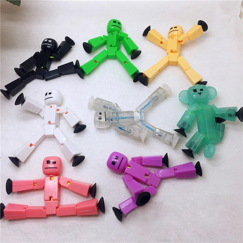 4 Suction Cup Stickbot Toys